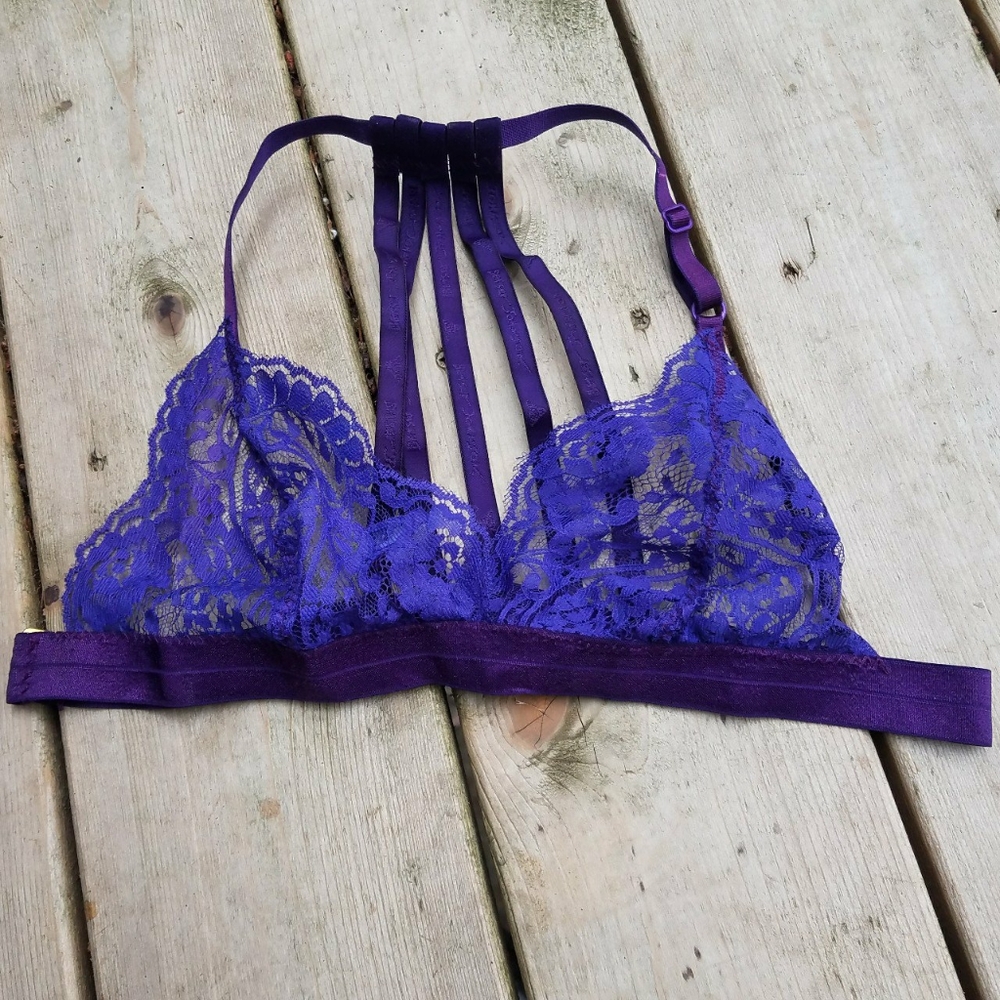 Meowzing Intimates purple Amber bralette